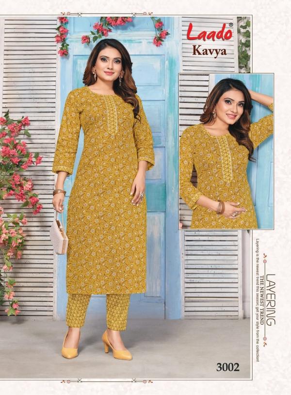 laado kavya jaipuri vol 3 Cotton Kurti With Pant Collection